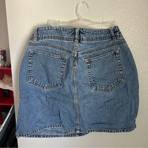 Gap factory denim mini skirt sz 14